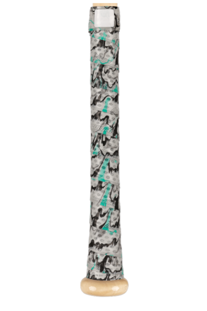 Lizard Skins DSP Ultra Bat Grip Aquamarine Camo 1.1 MM - - 2nd String Sports