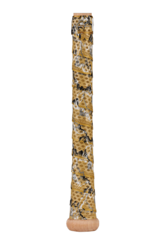 Lizard Skins DSP Ultra Bat Grip Gold Camo 1.1 MM - - 2nd String Sports