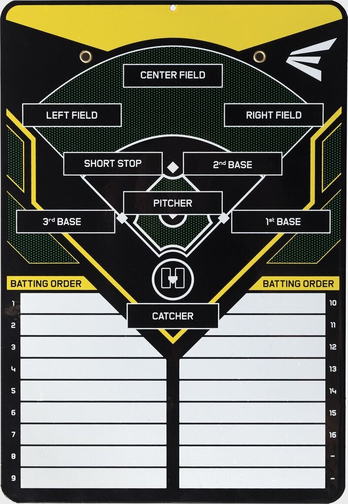 BASEBALL & SOFTBALL Easton Magnetic Baseball & Softball Coach's Lineup Board Easton