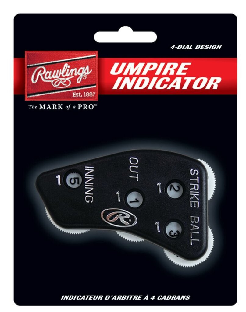 Rawlings Umpire Indicator - One Black New - 2nd String Sports