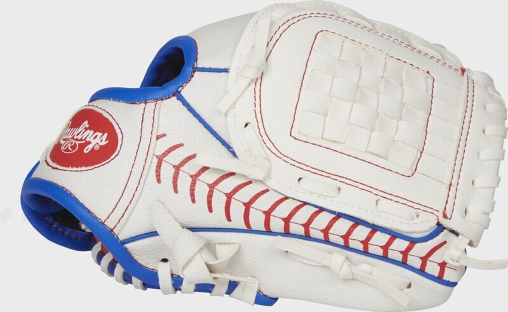 Rawlings Player Series Youth 9" Tee Ball Glove (White w/Baseball Stitch) - - 2nd String Sports