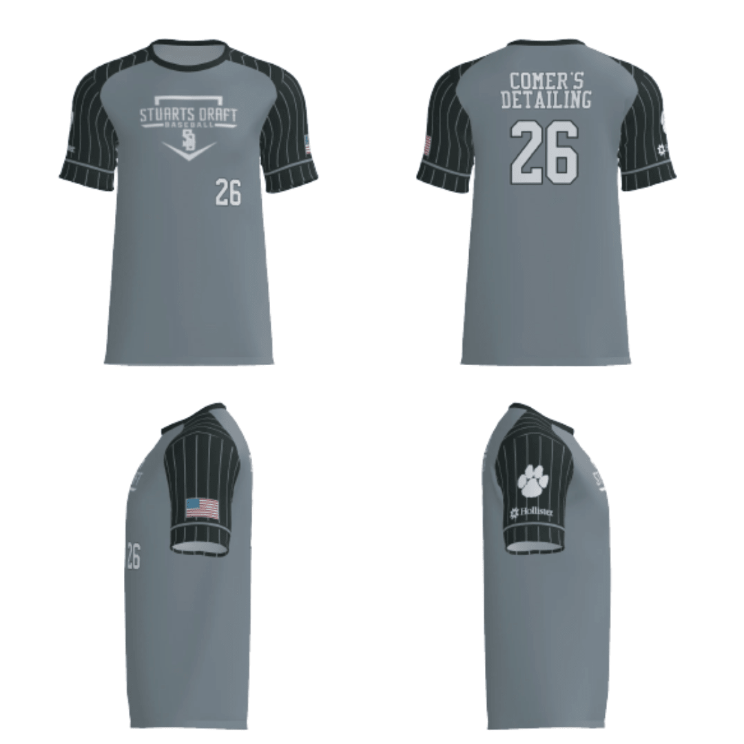 Coach Hildreth Rookies Baseball Fan Replica Jersey (Comer's Detailing Sponsor) - - 2nd String Sports