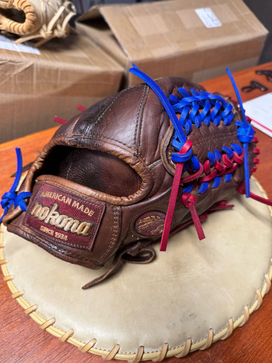 Professional baseball glove relacing service at 2nd String Sports VA