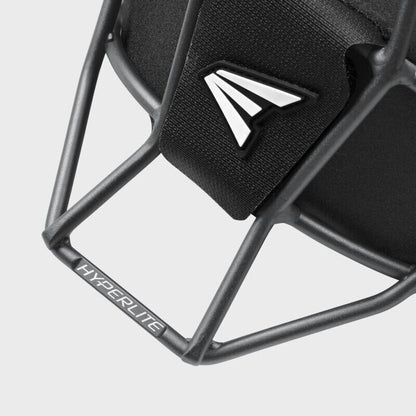 Baseball catcher mask Easton Hyperlite, black cage with Hyperlite label