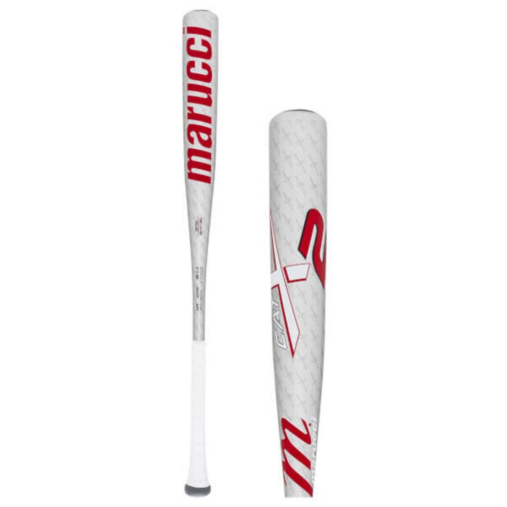 Marucci Cat X2 Alloy BBCOR Baseball Bat - 32.5 29.5 Silver New - 2nd String Sports