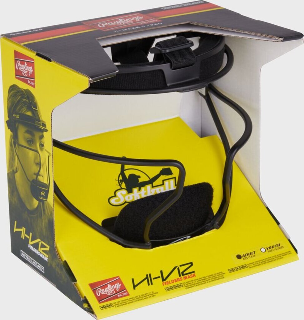Rawlings Hi Viz Fastpitch Softball Fielders Mask
