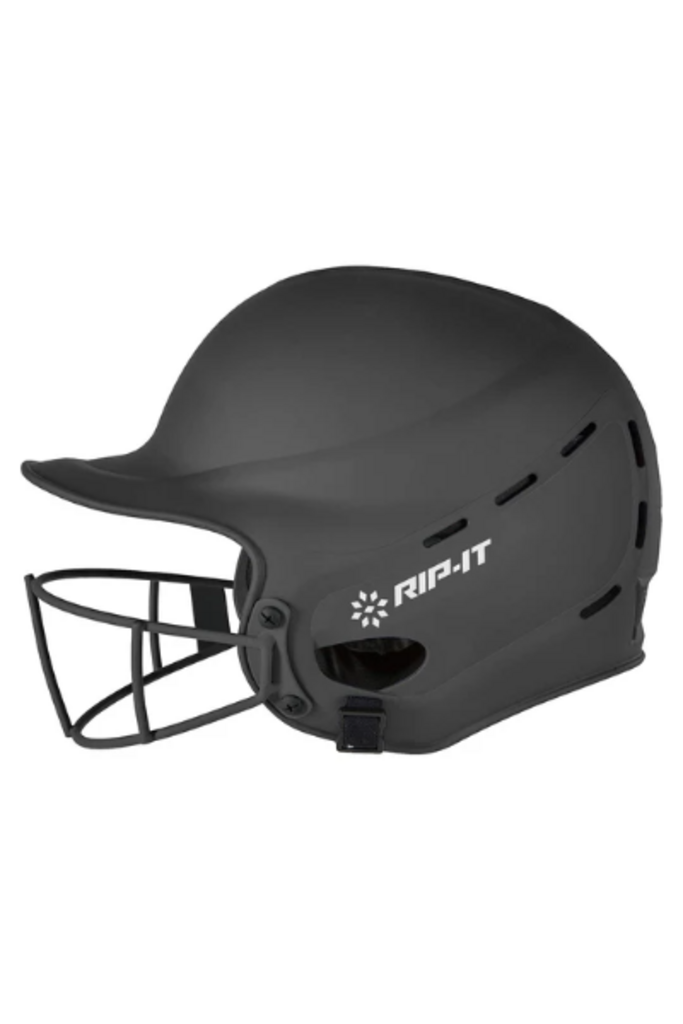Rip-It Vision Pro Fastpitch Softball Batting Helmet - S M Charcoal New - 2nd String Sports