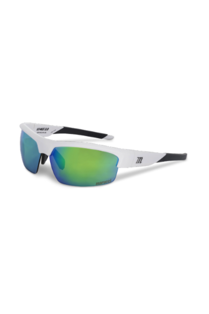 BASEBALL & SOFTBALL Marucci MV463 2.0 Youth Performance Sunglasses Marucci Youth White Green Green New