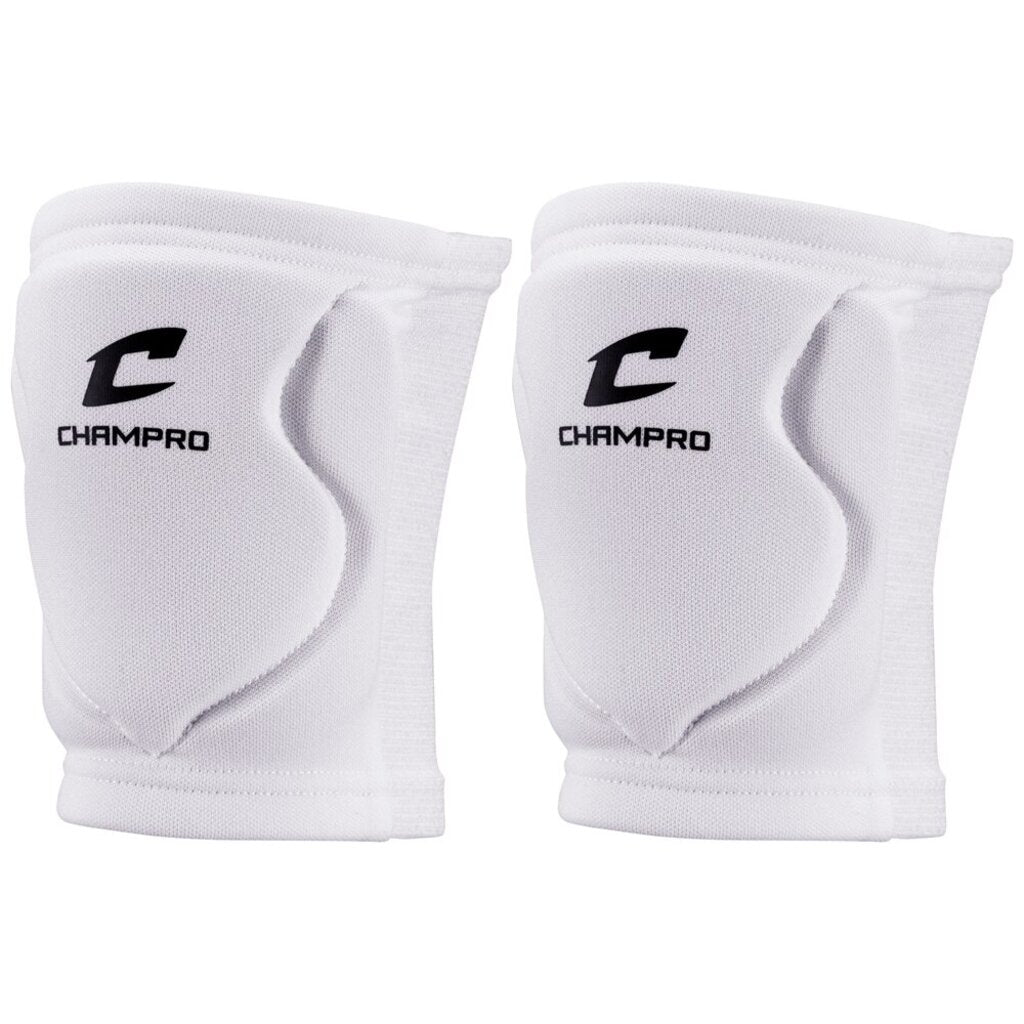 VOLLEYBALL Champro MVP Low-Profile Volleyball Knee Pads Champro Small White New