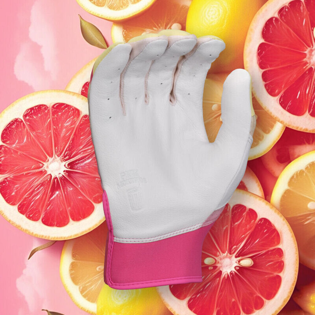 Easton Ghost Ethos Pink Lemonade Fastpitch Softball Batting Gloves - - 2nd String Sports