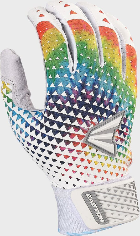 FASTPITCH SOFTBALL Easton Ghost NX Tie Dye 2.0 Fastpitch Softball Batting Gloves Easton Women L Tie Dye New