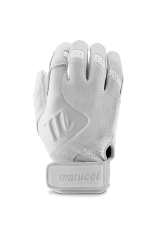 BASEBALL & SOFTBALL Marucci Luxe Pro Batting Gloves Marucci Adult S White New