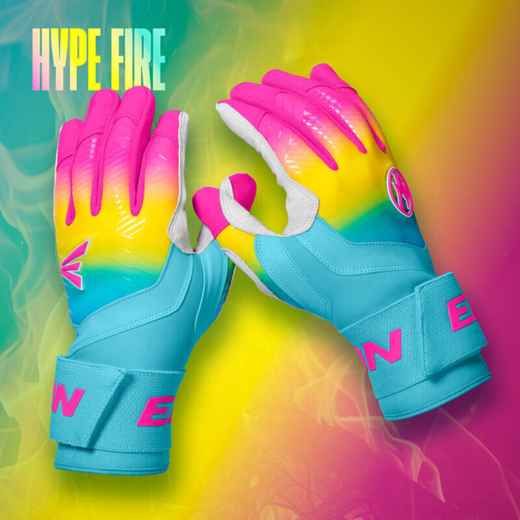 BASEBALL & SOFTBALL Easton Walk-Off Ethos Locked-In LE Hype Fire 2 Batting Gloves Easton Adult S Hype Fire 2 New