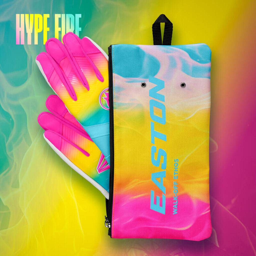 BASEBALL & SOFTBALL Easton Walk-Off Ethos Locked-In LE Hype Fire 2 Batting Gloves Easton