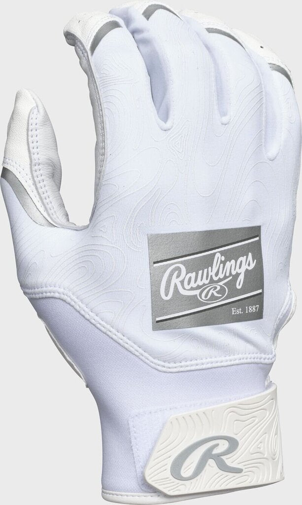 BASEBALL & SOFTBALL Rawlings Clout Batting Gloves Rawlings Adult S White New