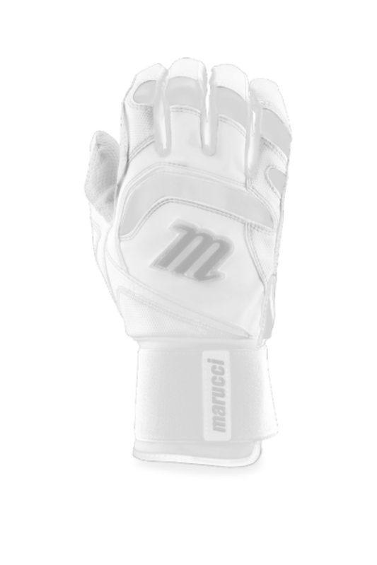 BASEBALL & SOFTBALL Marucci Signature Full Wrap Batting Gloves Marucci Adult S White New