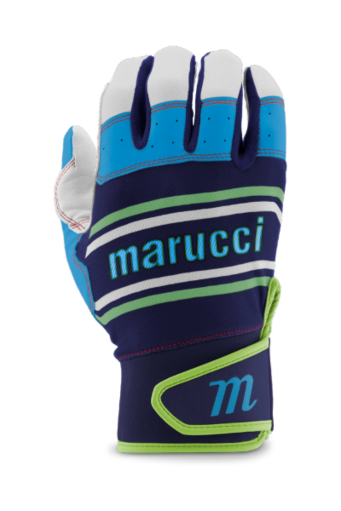 BASEBALL & SOFTBALL Marucci Swift Lite Batting Gloves Marucci Youth M Navy Columbia Blue New