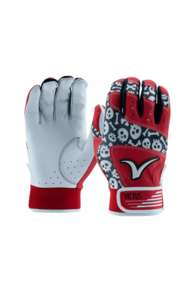 BASEBALL & SOFTBALL Marucci M.O.G Batting Gloves Victus Youth M Red Skull New