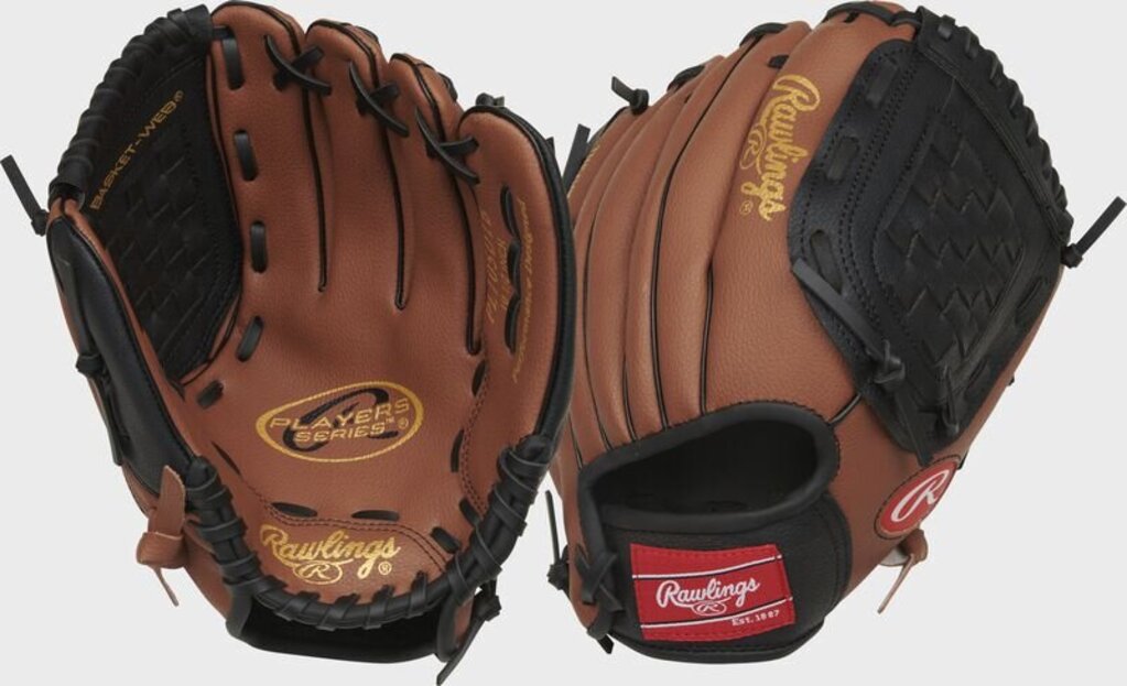 BASEBALL Rawlings Player Series 10.5" Baseball Glove Rawlings 10.5" Brown Black New