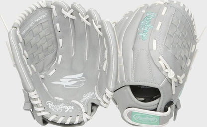 FASTPITCH SOFTBALL Rawlings Sure Catch Youth 11" Fastpitch Softball Glove (RHT/LHT) Rawlings 11" Grey New