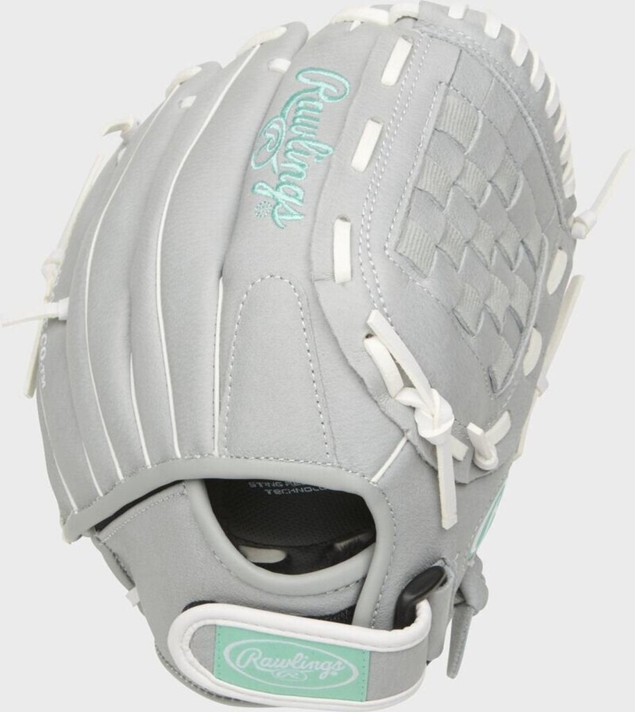 FASTPITCH SOFTBALL Rawlings Sure Catch Youth 11" Fastpitch Softball Glove (RHT/LHT) Rawlings 11" LHT Grey New