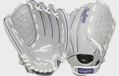 FASTPITCH SOFTBALL Rawlings Sure Catch 12" Fastpitch Softball Glove Rawlings 12" Grey Purple New
