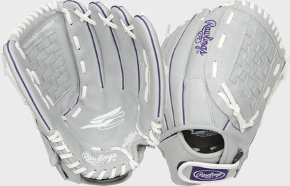 FASTPITCH SOFTBALL Rawlings Sure Catch 12.5" Fastpitch Softball Glove Rawlings 12.5" Grey Purple New