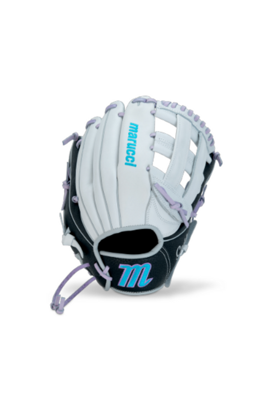 FASTPITCH SOFTBALL Marucci Caddo Series 12.5" Fastpitch Softball Glove Marucci 12.5" Black White Purple New