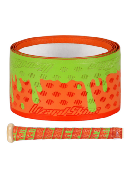 BASEBALL & SOFTBALL Lizard Skins DSP Ultra Bat Grip Orange Slime 1.1 MM Lizard Skins 1.1mm Orange Slime New