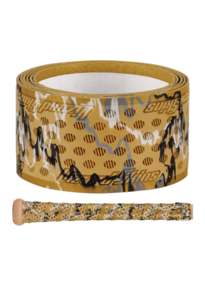 BASEBALL & SOFTBALL Lizard Skins DSP Ultra Bat Grip Gold Camo 1.1 MM Lizard Skins 1.1mm Gold Camo New