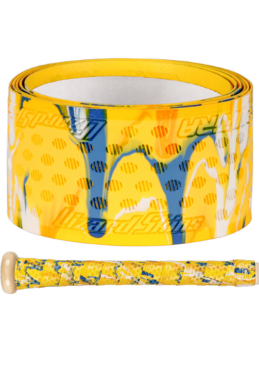 BASEBALL & SOFTBALL Lizard Skins DSP Ultra Bat Grip Canary Camo 1.1 MM Lizard Skins 1.1mm Canary Camo New