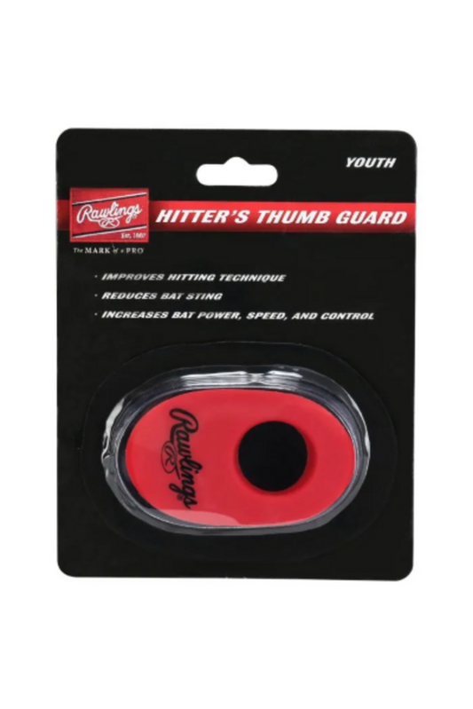 BASEBALL & SOFTBALL Rawlings Youth Hitter's Thumb Guard Rawlings Youth Red New