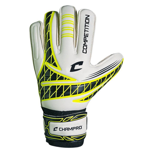 SOCCER Champro Competition Soccer Goalie Gloves Champro 6 White Yellow New