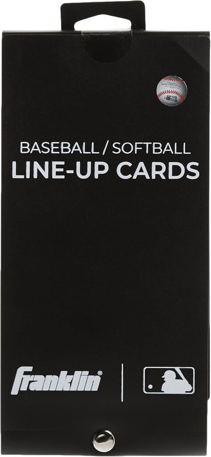 BASEBALL & SOFTBALL Franklin Baseball & Softball Line-Up Cards Franklin One Black New