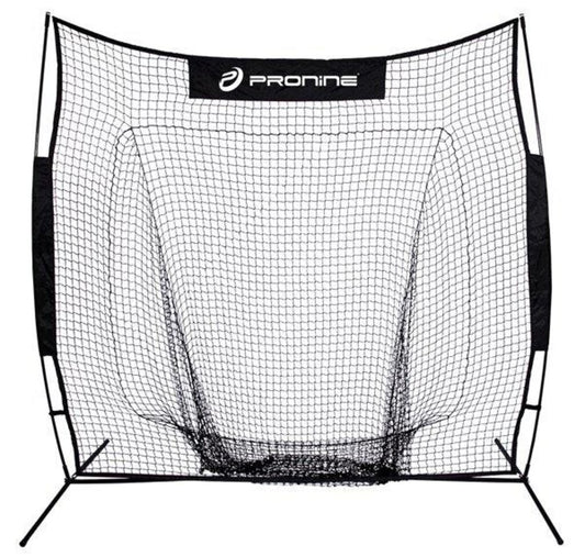 BASEBALL & SOFTBALL ProNine Sports Portable Baseball & Softball Training Net - 8' x 8' ProNine 8' x 8' Black New