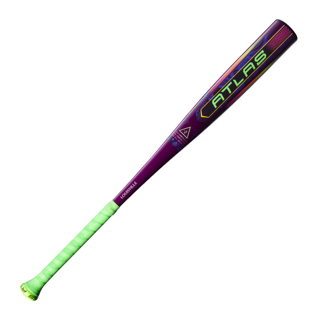 BASEBALL 2025 Louisville Slugger Atlas Neon Energy BBCOR Baseball Bat Louisville Slugger 30 27 Neon Energy New