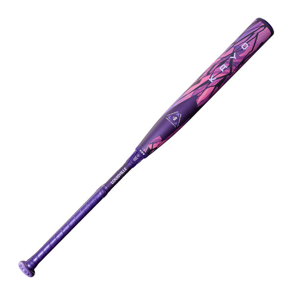 Louisville Slugger fastpitch softball bat -9, purple/pink Thundernight graphic design
