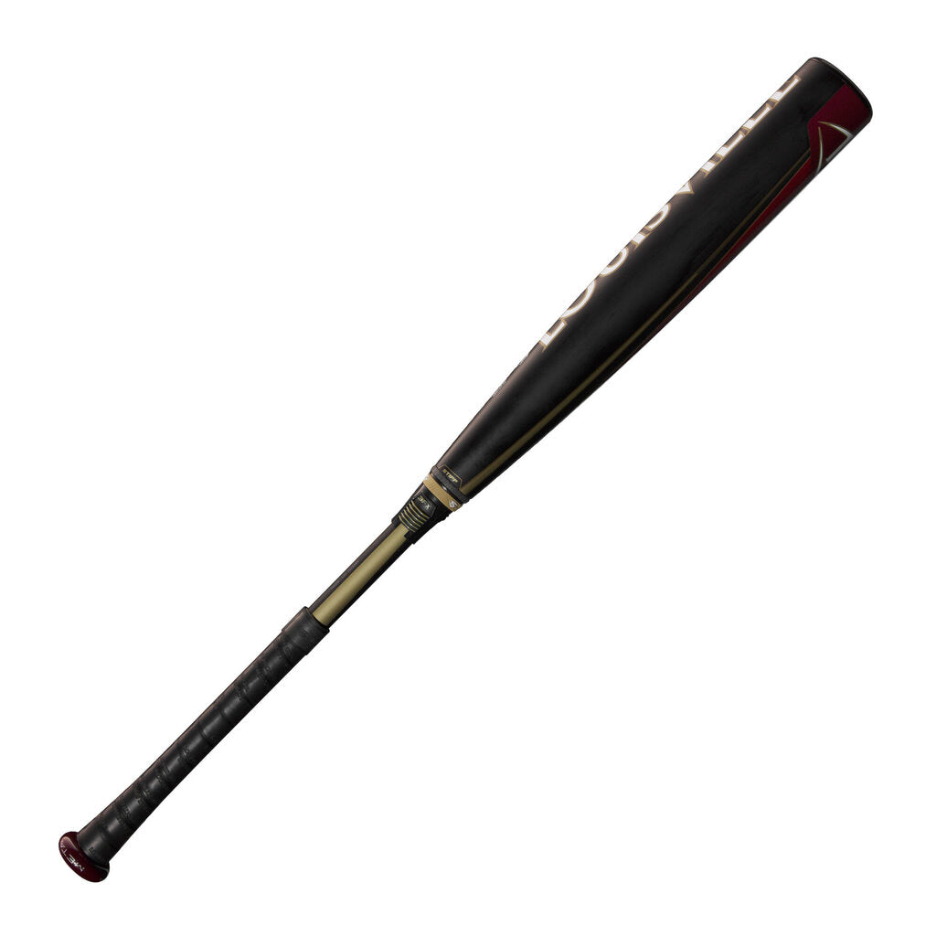 Louisville Slugger META BBCOR baseball bat, black barrel with red end cap