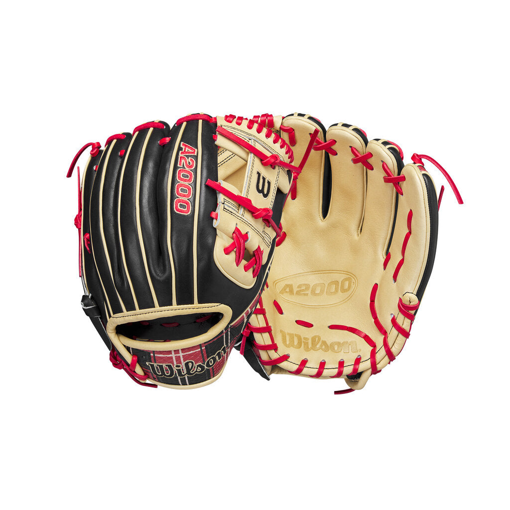 BASEBALL Wilson A2000 11.5" 1786 Glove of the Month 10/2023 Baseball Glove RHT Wilson 11.5" Plaid Blonde New