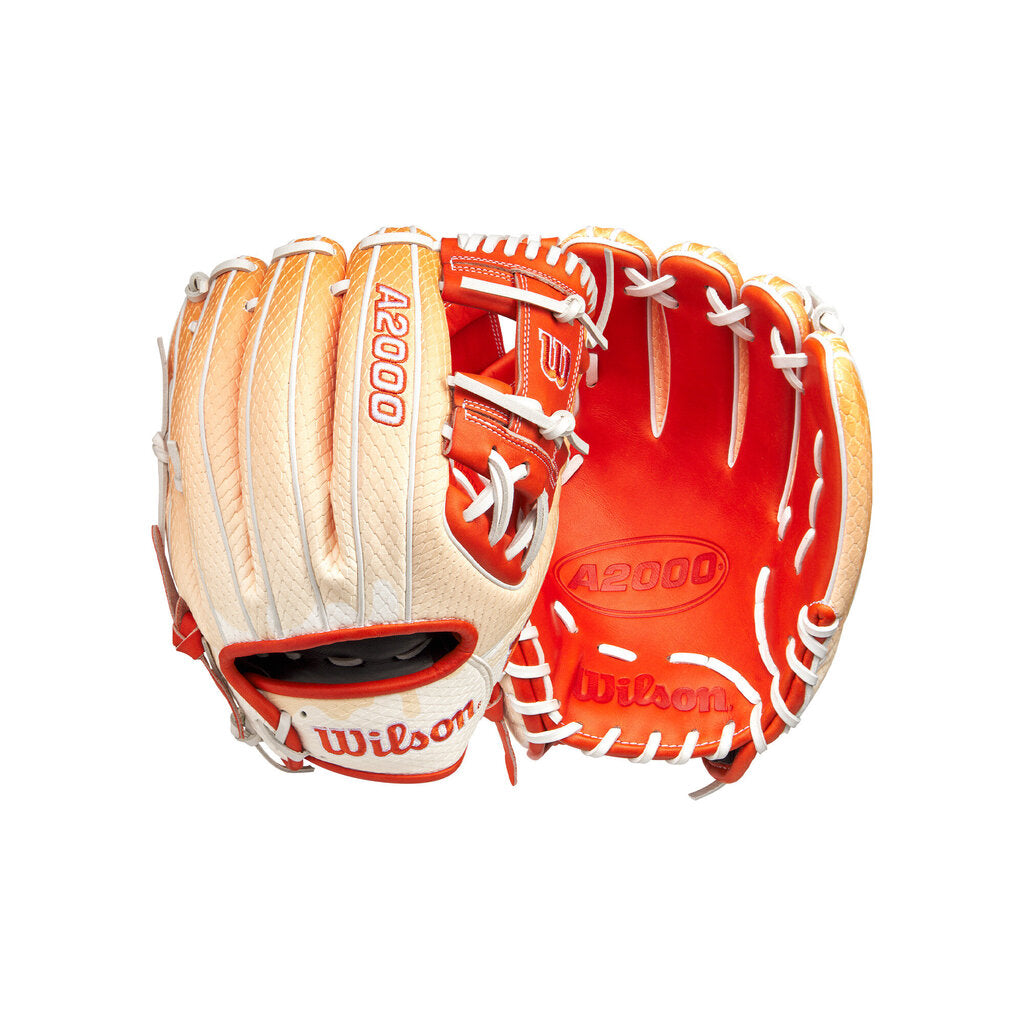 BASEBALL Wilson A2000 11.75" 1975 Glove of the Month 6/2025 Baseball Glove RHT Wilson 11.75" Creamsicle New