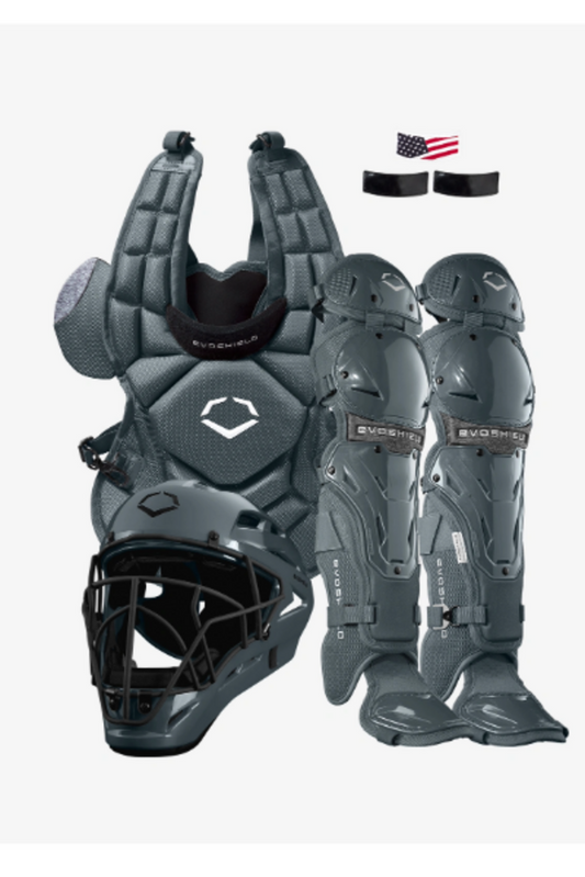 FASTPITCH SOFTBALL Fastpitch Softball Catcher Set Evoshield Pro-SRZ G2S Box Set - Adult Evoshield Adult Charcoal New