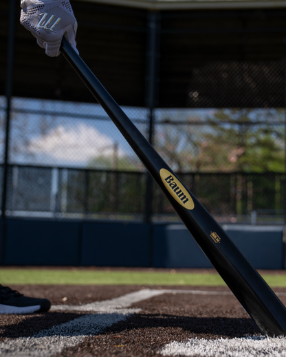 BASEBALL Baum Bat Gold Stock AAA Pro Maple Balanced Composite Wood BBCOR - Standard Handle Baum