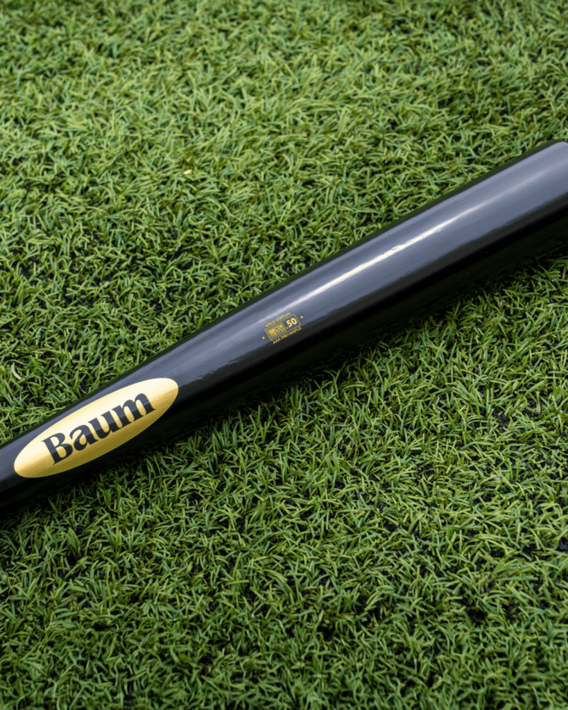 BASEBALL Baum Bat Gold Stock AAA Pro Maple Balanced Composite Wood BBCOR - Standard Handle Baum