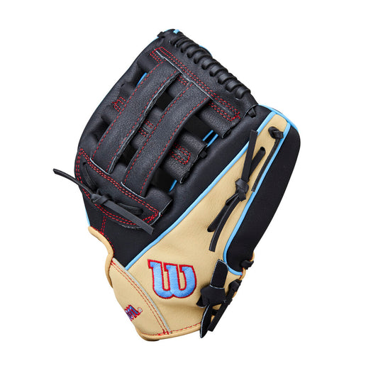 BASEBALL 2026 Wilson A450 11" Youth Baseball Glove (RHT/LHT) Wilson 11" Black Blue Blonde New