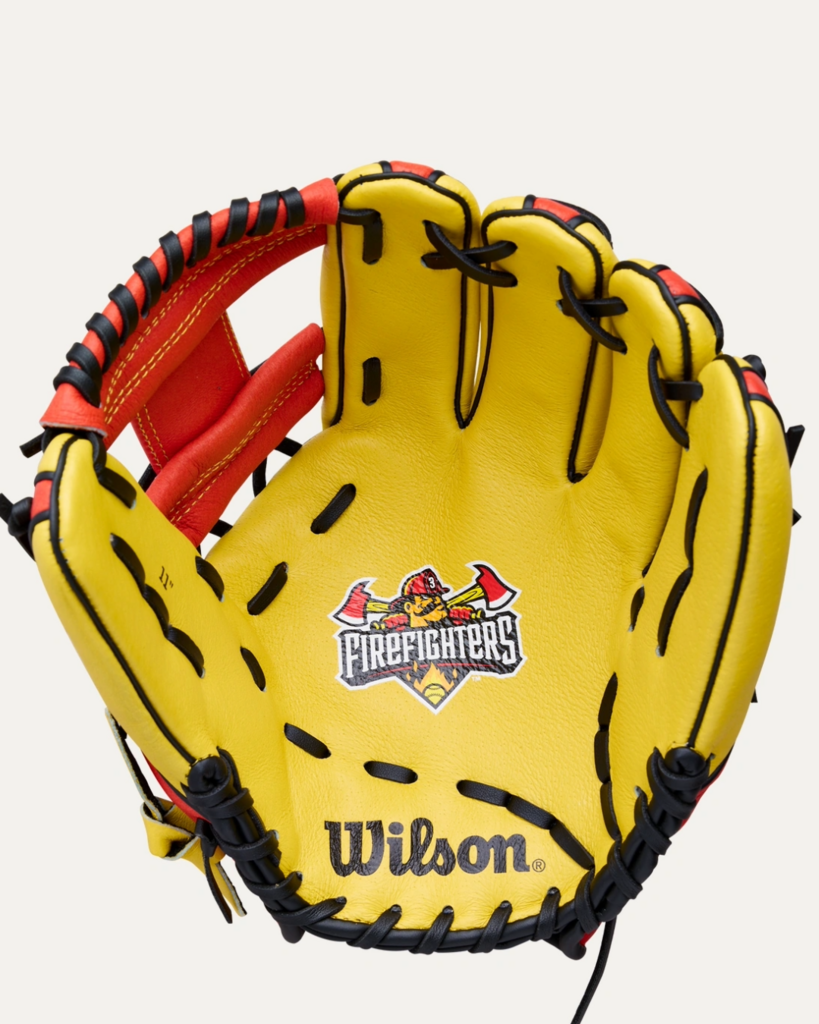 BASEBALL 2026 Wilson A450 11" Youth Firefighter Baseball Glove Wilson