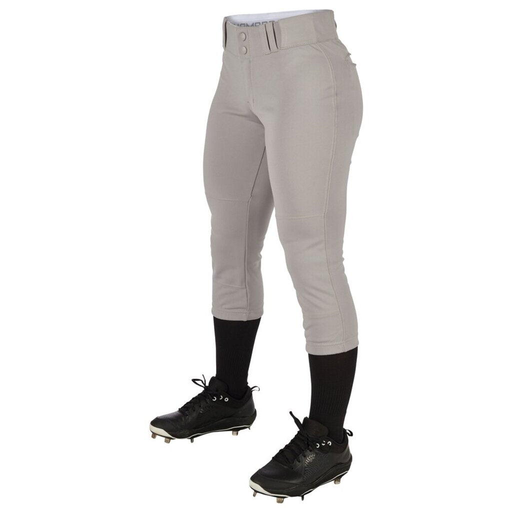 FASTPITCH SOFTBALL Champro BP11 Tournament Fastpitch Softball Pants - Multiple Colors (Girls and Womens) Champro Grey New