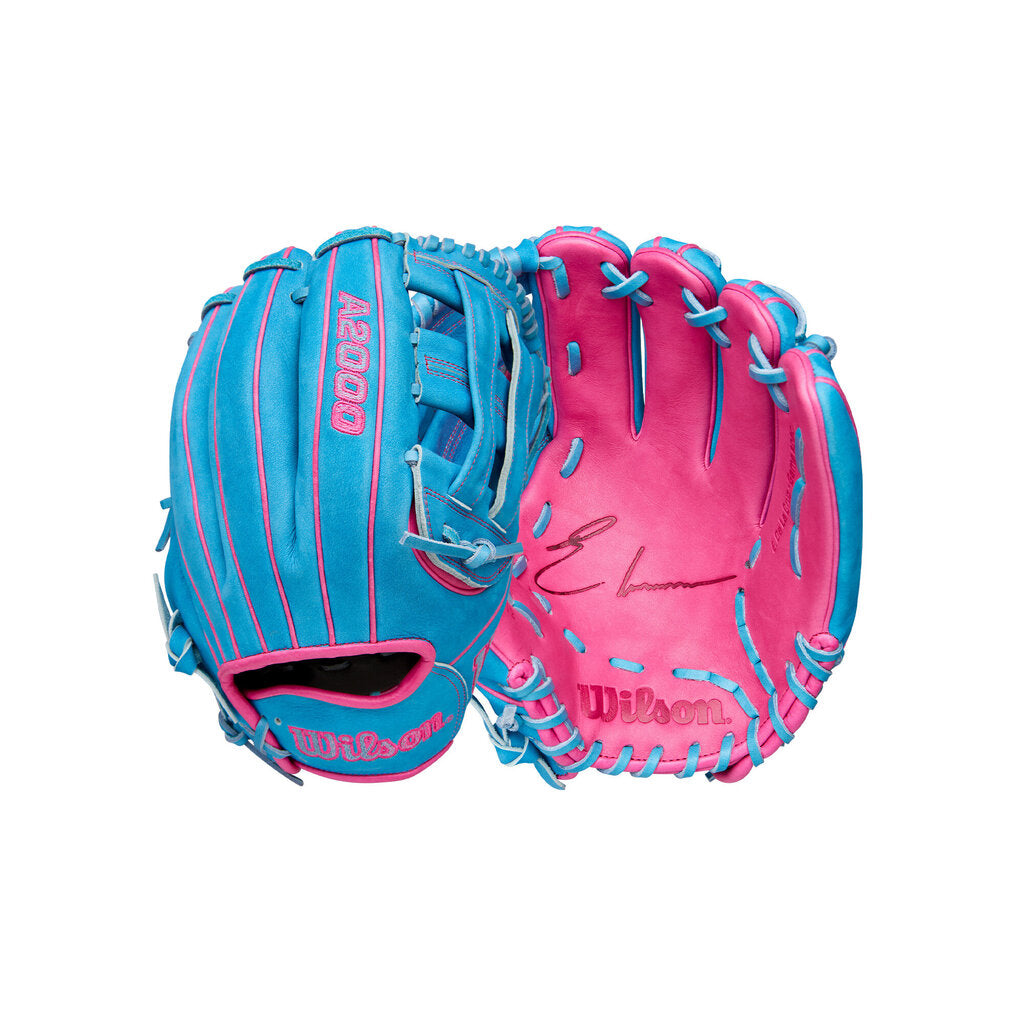 BASEBALL 2025 Wilson 12" A2000 Elly De La Cruz EDLC44 Baseball Glove Wilson 12" Blue Pink New