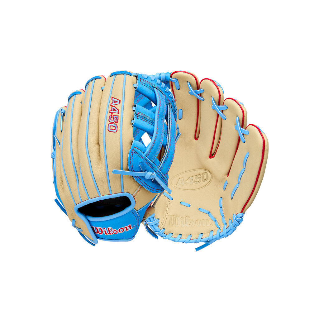 BASEBALL 2026 Wilson A450 12" Youth Baseball Glove (RHT/LHT) Wilson