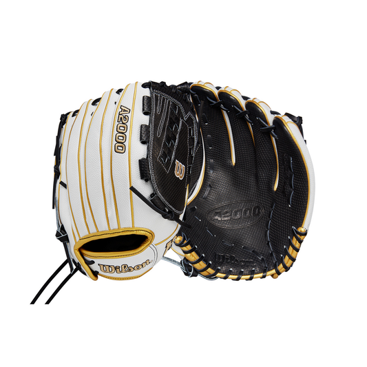 FASTPITCH SOFTBALL Wilson A2000 12.5" 2024 SCV125SS Fastpitch Softball Glove Wilson 12.5" White Black Gold New
