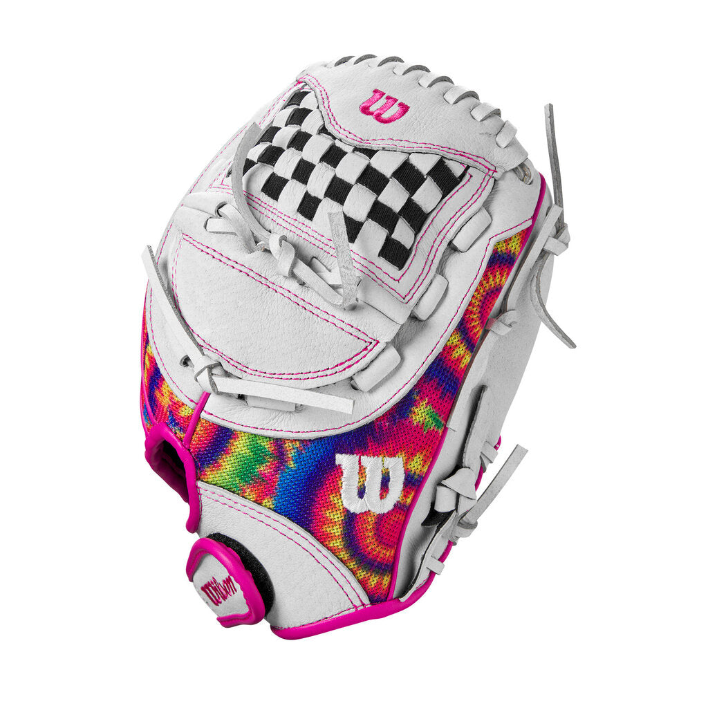FASTPITCH SOFTBALL 2024 Wilson 11.5" A440 Flash Youth Fastpitch Softball Glove Wilson 11.5" Tie Dye New